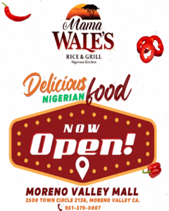 🎉 Mama Wale’s Rice is Now Open at Moreno Valley Mall! 🎉